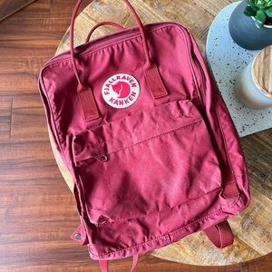 Fjallraven Kanken Red Backpack
